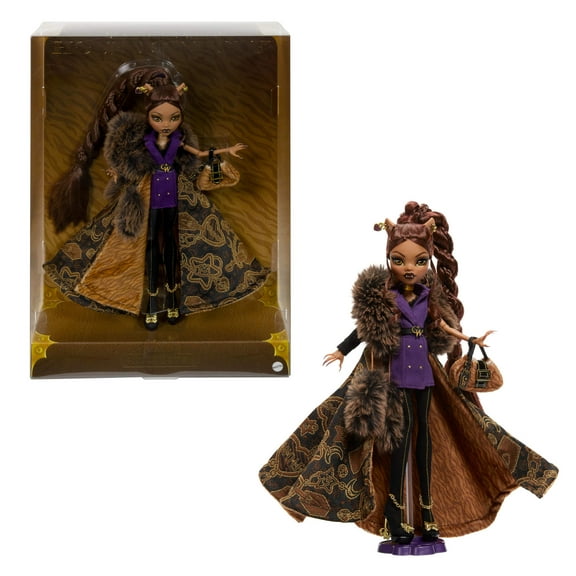 Monster High Clawdeen Wolf House of Wolf Doll in High Fashion Coat with Premium Accessories