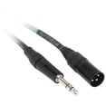 thumbnail image 2 of 4 Rockville RCXMB1.5G Green 1.5' Male REAN XLR to 1/4'' TRS Balanced Cables, 2 of 2