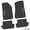 Black w/ Pink Insert, variant on Flextread Floor Mats for 18-24 Jeep Wrangler JL 2-Door - Mopar Licensed Factory Fit - Rugged Woods Camouflage w/ Pink Sahara Insert - 100% Made in USA