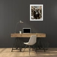 thumbnail image 3 of Herrera, Francisco 20x24 White Modern Wood Framed Museum Art Print Titled - St. Basil Dictating His Doctrine, 3 of 4