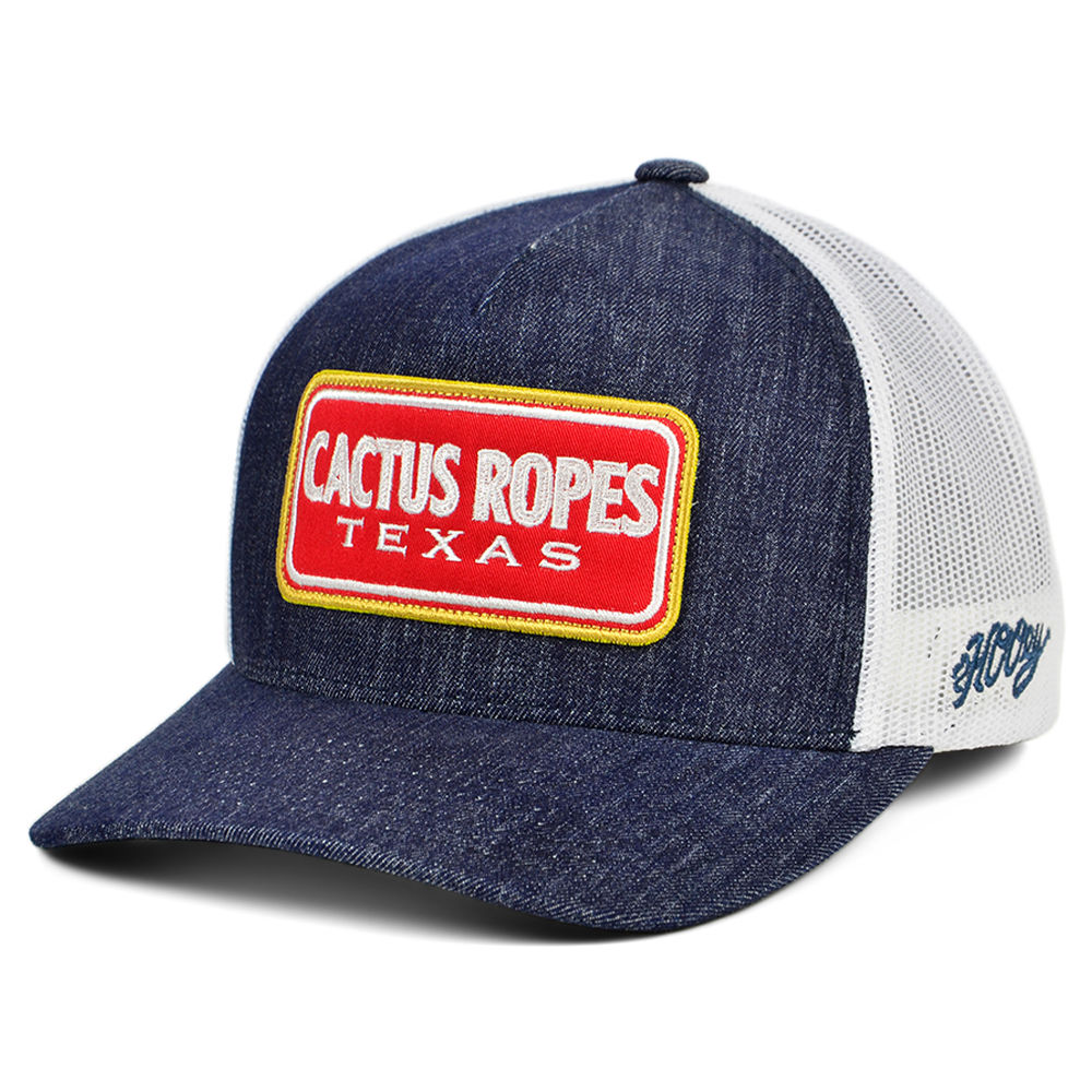 Hooey Cactus Ropes Cap Black/ Gold 