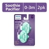 Philips Avent Soothie Pacifier, 0-3 Months, Green, 2 Pack, SCF190/01