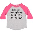 thumbnail image 3 of Inktastic Little Girl, Big Miracle Girls Toddler T-Shirt, 3 of 5