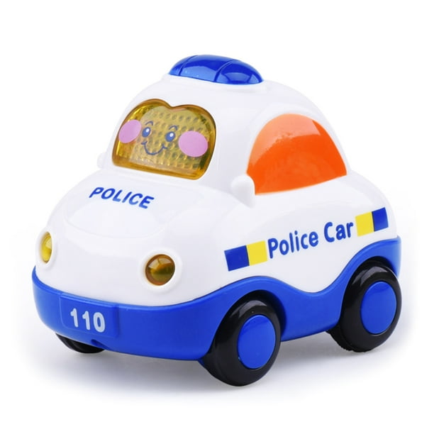 Niños Plástico Tire hacia atrás Coches Modelo Mini Coche de dibujos animados Juguete Juguetes educativos (A) Likrtyny juguetes de los niños