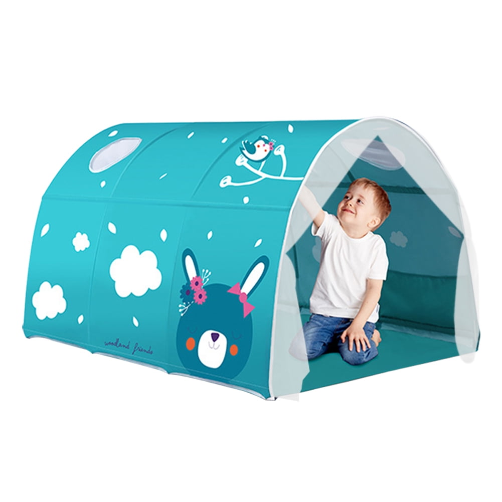 Bed Canopy Dream Kids Play Tents Playhouse Privacy Space Boys Girls Toddlers Pop Up Portable ...