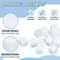 thumbnail image 3 of 10 mm Acrylic Dice Blank, 100 Pcs Standard Game Dice Rounded Corner for Board Games, 3 of 7