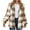 Coffee-vestidos de otoño para mujer 2025, variant on Aboser Women's Fuzzy Jackets Warm Fleece Outerwear Trendy Checked Coats Soft Plush Sherpa Jacket Drawstring Waisted Winter Coat Tops Loose Long Sleeve Jackets