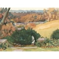 thumbnail image 2 of Miller, Dianne 14x12 White Modern Wood Framed Museum Art Print Titled - Watercolor Garden III, 2 of 4