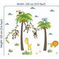 thumbnail image 4 of Elecmotive Jungle Wall Stickers Mural Decals Kids Room Baby Nursery Living Room, 4 of 5