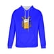 thumbnail image 4 of Sudadera con capucha para hombre, estilo casual, con cuello redondo, estampado, manga larga, blusa de poliéster, 4 of 5
