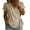 Beige #38, variant on Linen Tops Women V Neck Wrap Shirts Summer 2026 Short Sleeve Elegant Beach Tunics Breathable Loose Fit Casual Elastic Waist Lightweight Blouses White S