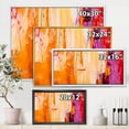 thumbnail image 4 of Designart 'Grunge Brown Abstract' Modern Framed Canvas Wall Art Print, 4 of 5
