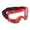 Red frame transparen, variant on Windproof Motorcycle Goggles Unisex Outdoor Sports Glasses Fog Resistant Snow Goggles for Men Women Climbing Cycling