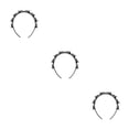 thumbnail image 4 of Guardurnaity Pinza para el cabello Banda doble Aro para el cabello antideslizante Capas múltiples Diseño hueco Diadema Accesorio para la cabeza Type1 NO1, 4 of 6