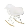 thumbnail image 1 of Plata Décor Import Inc Fauteuil à bascule blanc pour enfants avec accoudoirs, 1 of 4