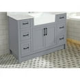 thumbnail image 3 of Ari Kitchen & Bath Laguna 48" Solid Wood Bathroom Vanity in Gray, 3 of 9