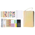 thumbnail image 2 of Carpeta económica A6 PU Cartera de ahorros Cser Carpeta perforada Bolsillos Sobres económicos amarillo kusrkot planificador de presupuesto de carpeta, 2 of 3