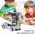 thumbnail image 3 of Mini coche de juguete 2 en 1, juguete de deformación de una tecla para niños, regalo para niños y niñas FLhrweasw Nuevo, 3 of 6