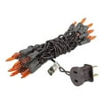 thumbnail image 2 of Novelty Lights Amber/Orange 20 Light Incandescent Craft Mini Christmas String Lights Brown Wire 8.5 feet, 2 of 3