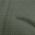 thumbnail image 1 of oneOone Cotton Poplin Twill Dark Green Fabric Star & Baubles Craft Projects Decor Fabric Printed By The Yard 56 Inch Wide, 1 of 5