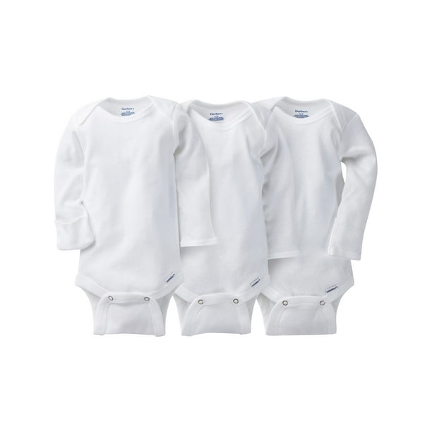 Gerber Gerber Newborn Baby Boy or Girl Unisex Long Sleeve Onesies