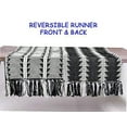 thumbnail image 2 of Fennco Styles Reversible Geometric Canvas Cotton Table Runner with Tassels – 14”W x 71”L Black &amp; White Table Cover for Dining Table Décor, Banquets, Holidays and Special Occasio, 2 of 9