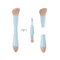 thumbnail image 2 of Makeup Brush, Glam Blend, Eyeshadow Brush Set, Foundation Brush Beauty Tool Multifunctional Portable Beauty Pen(Blue), 2 of 8
