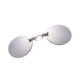 thumbnail image 1 of Riwesomey Gafas de sol sin montura para hombres y mujeres, pinzas para la nariz, gafas para adultos, gafas transparentes con Clip, accesorio de decoración Gafas de moto Plata, 1 of 6