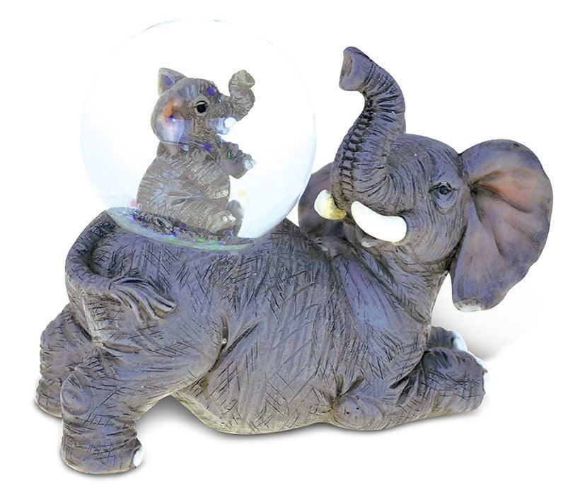 Wildlife Elephant Zoo Animal Water Globe Collectible Water Ball Home Decorative 