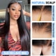 thumbnail image 2 of Peluca ZIYGBK Wear and Go sin pegamento, 100% cabello humano, 30 cm, color negro natural, 2 of 6
