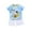 Light Blue, variant on WRKEKC Summer Outfits for Girls, Baby Girl Outfits, Trendy Girls' Casual Short Sleeve Round Neck Collar Botton Printed Short Pants Sets