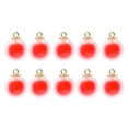 thumbnail image 2 of 10 piezas 16x21mm colgante de bola de cristal mate para hacer collar de pendientes rojo jinwen Ronda mate colgante de cristal, 2 of 8