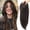 Skunk Brown, variant on Synthetic Hair Topper with Bangs 18 Inch Layered Toppers for Women with Thinning Hair 5.5" x 5" hand Tied Forehead Hairline 360? Cover Wispy Synthetic Toppers Hair for Women Fiber Wiglets