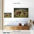 thumbnail image 3 of Elephant Stock Texas Longhorn And Its Calf Wall Art - Horizontal Canvas Wall Art - Living Room Wall Decor - Animal Canvas - Gray And Brown Decor - 12" x 8", 3 of 4