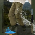 thumbnail image 3 of CPNG Girls Boys Baggy Fleece Lined Sweatpants Wide Leg Straight Softshell Insulated Ski Pants Teen Kids Elastic Waist Trousers with Pockets(Army Green,15-16 Years), 3 of 7