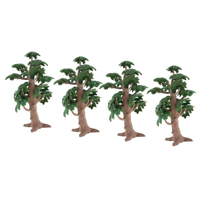 Modelo de 2 piezas de pino ciprés para Wargame garden and park Building Layout