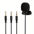 thumbnail image 3 of CNKOO Mini Mic Microphone Hands Free Clip On Microphone Audio Mic For Computer Laptop Phone Lound Speaker ZZZ, 3 of 7