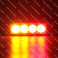 thumbnail image 3 of LAMPHUS SolarBlast SBLH04 LED Strobe Grille Flashing Lights [22 Modes] [4 Watt] [TIR] [Weatherproof] Warning Lights for Police & Firefighter Emergency Vehicles - Amber / Red, 3 of 9