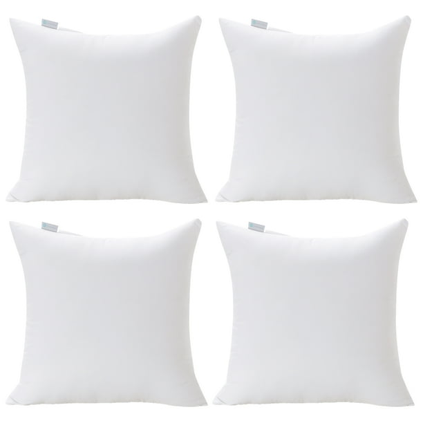 Acanva Decorative Square Throw Pillow Inserts, Hypoallergenic Form