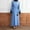 Blue, variant on Women Dress Crew Neck Long Sleeve Pullover Summer Casual Maxi Dress With Belt Elegant Abaya Evening Gown Dresses for Women 5x Instant Hijab Two Piece Dress Formal Dresses for Women Fancy plus Size