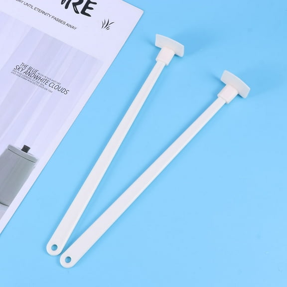 BEADCEST 2Pcs White Pastry Scraper for Baking and Kitchen Use Long Handle