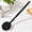 Black, variant on Purple Extendable Long Handle Silicone Shower Scrubber Brush 16-24 Inch