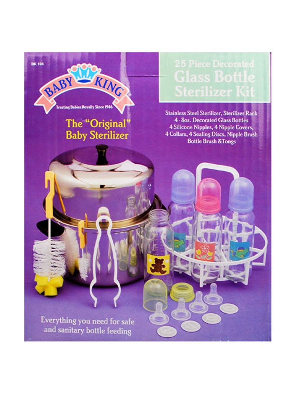 baby safe bottle sterilizer