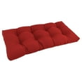 thumbnail image 2 of 42-inch by 19-inch Squared Twill Tufted Loveseat Cushion, 2 of 2