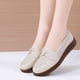 thumbnail image 2 of Amzcrzy Zapatos de mujer,Zapatos de mujer,Zapatillas de mujer, Zapatos planos versátiles para mujer, suela suave, talla grande, zapatos casuales de color, zapatos de cuero Sandalias Mujer Zapatillas, 2 of 3