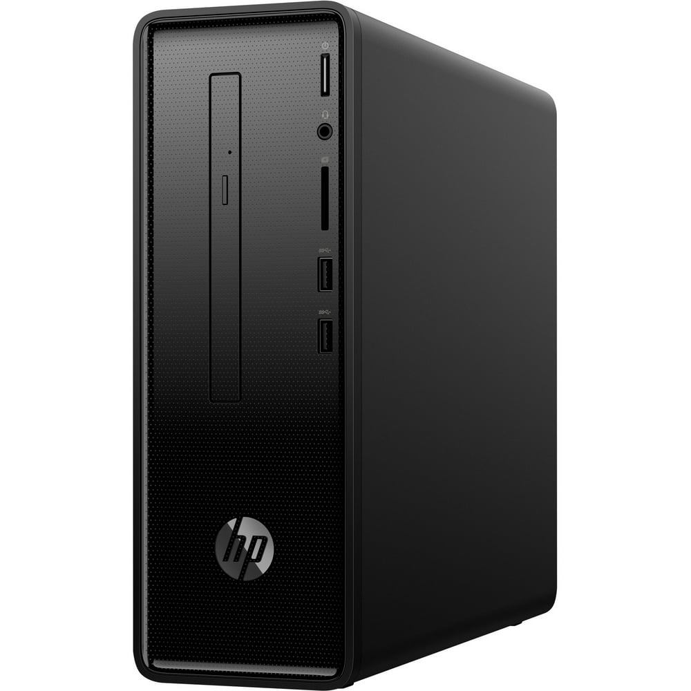 HP Slimline Desktop Tower Computer, Intel Celeron G4900, 4GB RAM, 500GB