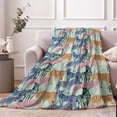 thumbnail image 4 of Yibo Red Strawberry Blanket Flannel Soft and Comfortable Anti-static Bed Sofa Blanket, 4 of 7