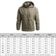 thumbnail image 2 of Abrigo Abrigo de hombre Senderismo Camping Ropa deportiva Térmica Exterior Outwears Primavera Otoño Chaqueta Ygjytge Caqui T 24 para Hombre, 2 of 5