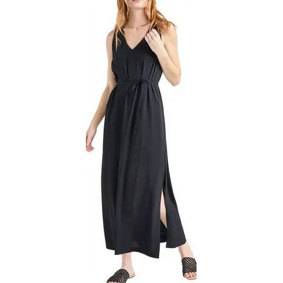 Splendid Women's Black Loretta V-Neck Dress, XS