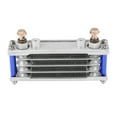 thumbnail image 1 of Oil Cooler Engine Oil Cooler Radiator Motorcycle 65ml Oil Cooler Engine Oil Cooling Radiator System Kit For  GY6 Engine Silver, 1 of 8